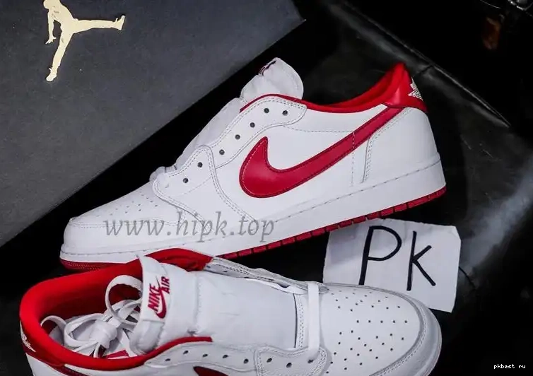 Red TO RETAIL GOD SHIP PK Retro Jordan 1 MATERIALS Varsity READY LowWhite 0516